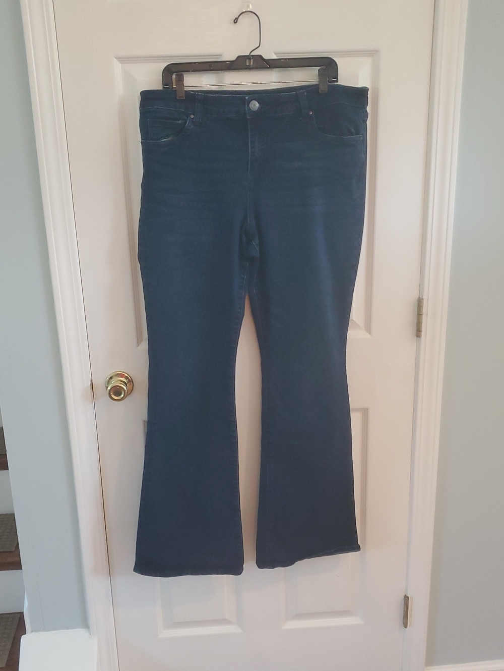 Kur Deom The Kloth Dark Blue Women's Bootcut Jeans